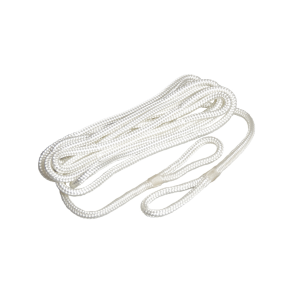 Robline fenderline flettet, hvid