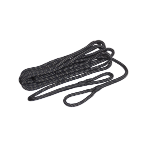 Robline fenderline flettet, sort