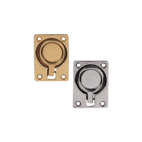 Drkring forkromet messing