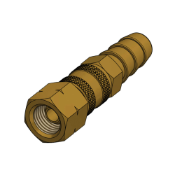 Gas quick connector