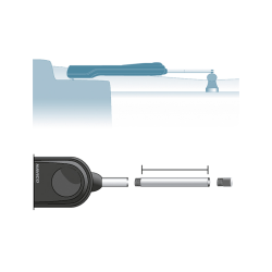 Simrad trykstangsforlnger