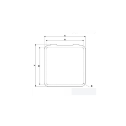 Rutgerson Classic Square Hatch with air vent - 556 x 556mm