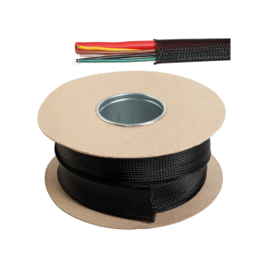 Kabelbeskyttelse fleksibel monoflilament sort