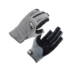 Gill 7051 Sejlerhandsker med fingre gr/sort