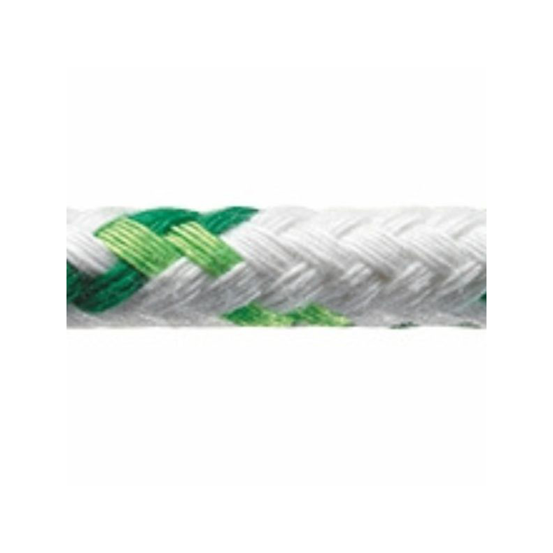 Robline Neptun 500 Skde tov, Hvid/Grn  - 1 meter
