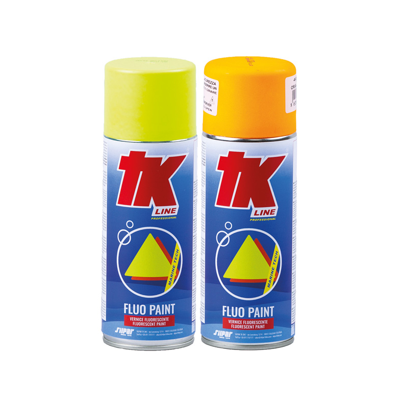 TK spraymaling flourescerende
