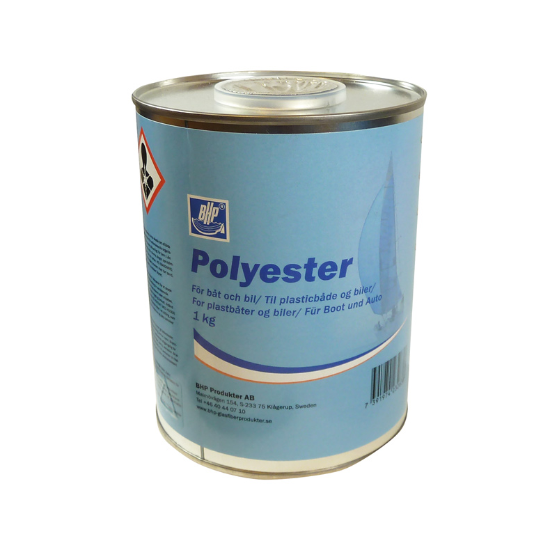 BHP polyesterplast uden hrder