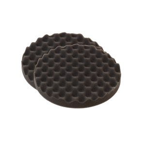 1852 Voks vaflet rondel, sort 2-pak