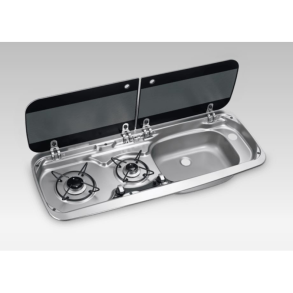 Dometic HSG 2370 R - Kompakt med 2 brndere og integreret vask - MO9222R