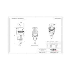 Ratio 32A hun stik - IP44
