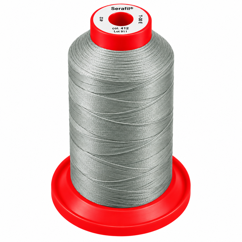 Serafil 40 sytr�d til kaleche - 400 m Serafil 40 sytr�d 400m - Silver 0412