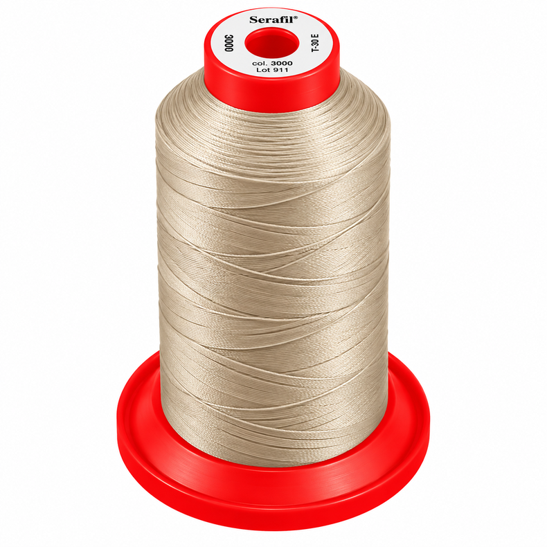Serafil 40 sytr�d til kaleche - 400 m Serafil 40 sytr�d 400m - Lys Beige 3000