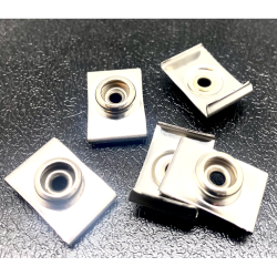 Vindspejls Clips 19mm - Rustfri - 5 stk