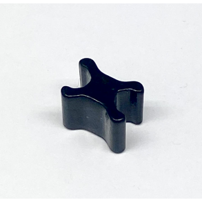 BUNDSTOP SORT F.9MM DELRIN - 1 stk.