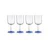Vin Glas Navy Bl 300ml 4 Stk