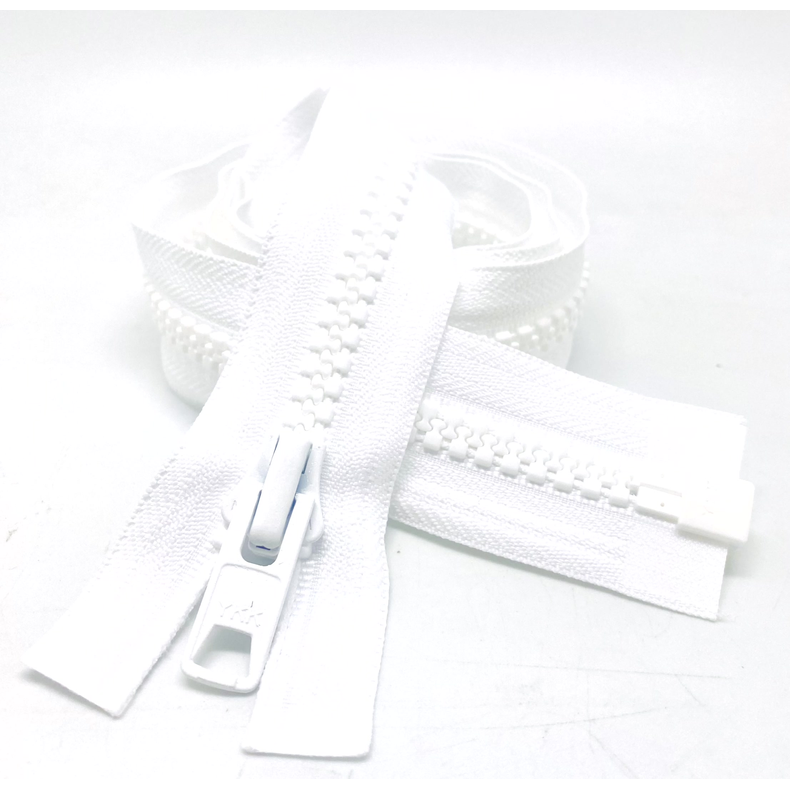 YKK Lynl�s 9mm Delbar Lynl�s Dobbelt Skyder Hvid  Lynl�s 9mm. Delrin 13 meter - delbar lynl�s dobbelt skyder - Hvid