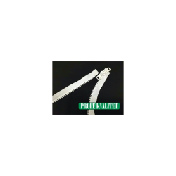 YKK Lynls 9mm Delbar Lynls Dobbelt Skyder Hvid 