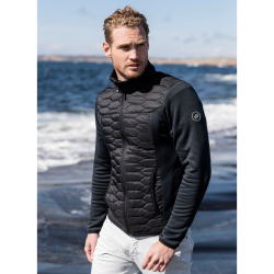 Pelle P Midlayer Levo Quiltes Zip Navy Blue 