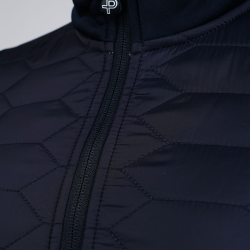 W Levo Quilted Zip, Dk Navy Blue