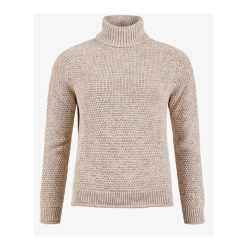 Pelle P W Bryon Funnel Neck, Beige Oak Mix, Str. Medium