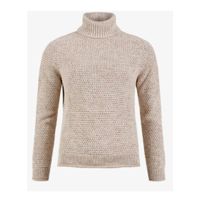 Pelle P W Bryon Funnel Neck, Beige Oak Mix, Str. Medium