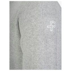 PP Herre Crew Roundneck, Lys Grmeleret, Str. XX-Large