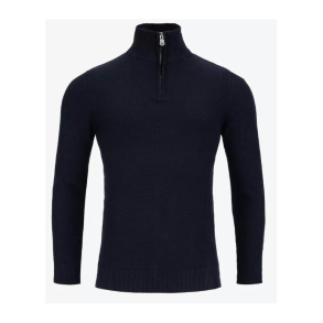 Pelle P Crew Half Zip, Dk Navy Blue, Str. Medium