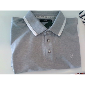 Pelle P Mori Monde Polo Light Grey Melange  Str. L