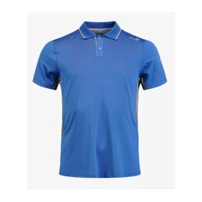 Pelle P Arc Mesh Polo, Mid Blue, Xx-Large