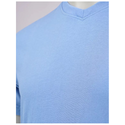 Pelle P Crew V-Tee, Herre, Forget-me-not