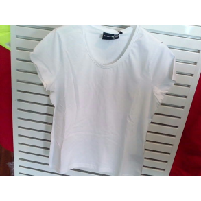Pelle P W Badge Tee White Str. S