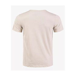 Pelle P Badge Tee til Herrer, Macadamia Milk, Str. Large