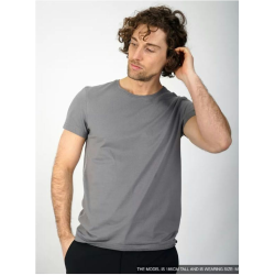 Pelle P Badge Tee til Herrer, Granite, Str. X-large