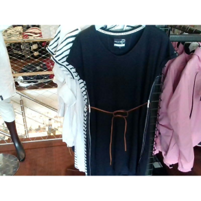 Pelle P W Hammersmith Flowy Dress Dk Navy Blue  Str. L