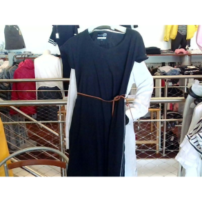 Pelle P W Hammersmith Flowy Dress Dk Navy Blue  Str. M