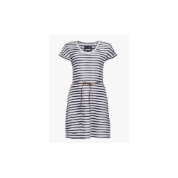 Pelle P W Hammersmith Flowy Dress Dk Navy Stripe   Str. M
