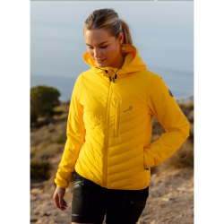 Pelle P Arolla Dame Jakke med Htte, Sunflower, Str. Small