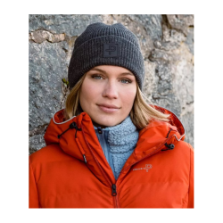 Pelle P Strikket Hue,  Charcoal Melange, Str. One Size