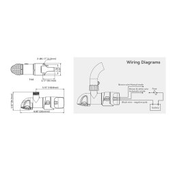 Lavprofil L�nsepumpe Auto, 14a, 24v, 1100gph