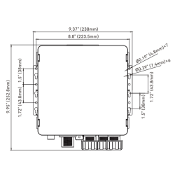 Brusel�ns Sumpkasse med pumpe 24V 1200Gph