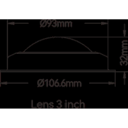 Led Loftlampe Messing - �107mm Hvidt lys 