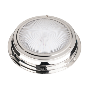 Led Loftlampe Messing - �150mm Hvidt lys 