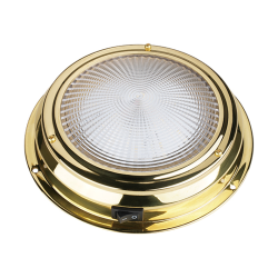 Led Loftlampe Rustfri - �150mm Hvidt lys 