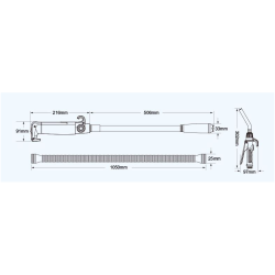 Pfyldningspumpe elektrisk bruger batterier D