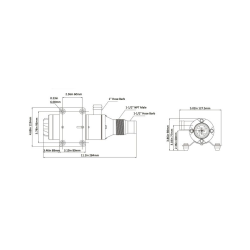 Macerator Pumps12v, 45.0lpm-12.0gpm
