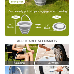 Transpotable bruser m genopladelig pumpe og spand