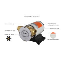 Impeller Pumpe 12 V Seaflo