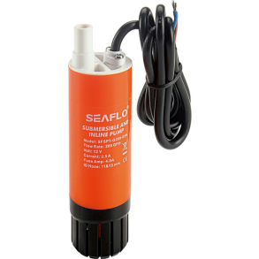 SEAFLO dyk- og inlinepumpe 12V - 200 GPH / 12,6 l/min