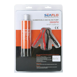 Dyk Og Inline Pumpe 280gph / 17,6 L/Min, M.5 Meter Ledning Og Clips