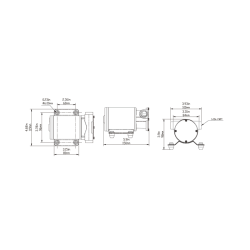 Impeller Pumpe 24 V Seaflo